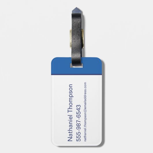 Krypto Flying Pattern Bagagelabel (Achterkant verticaal)