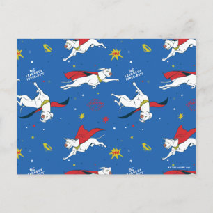 Krypto Flying Pattern Briefkaart