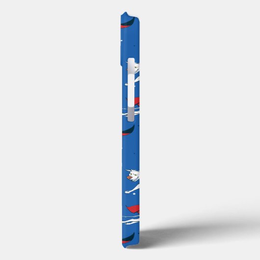 Krypto Flying Pattern Case-Mate iPhone Case (Achterkant / Links)