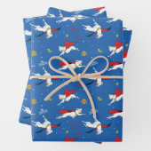 Krypto Flying Pattern Inpakpapier Vel (In situ)