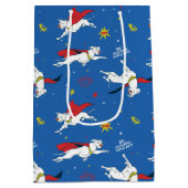 Krypto Flying Pattern Medium Cadeauzakje (Achterkant)