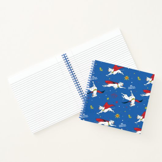 Krypto Flying Pattern Notitieboek (Binnen)