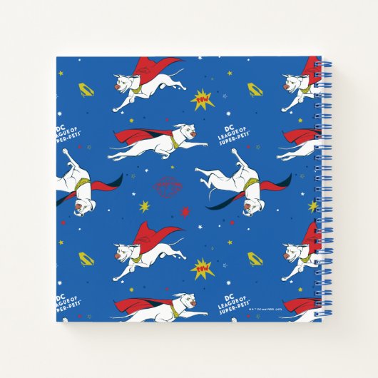 Krypto Flying Pattern Notitieboek (Achterkant)