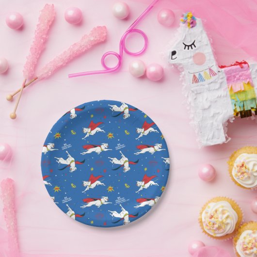 Krypto Flying Pattern Papieren Bordje (Feest)