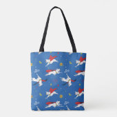 Krypto Flying Pattern Tote Bag (Achterkant)