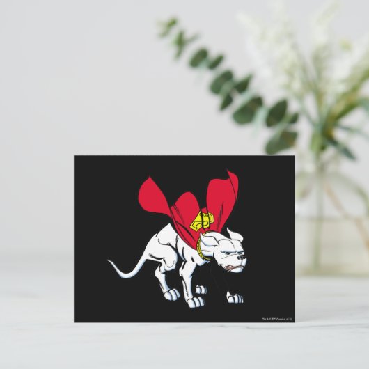 Krypto Growls Briefkaart (Staand voorkant)