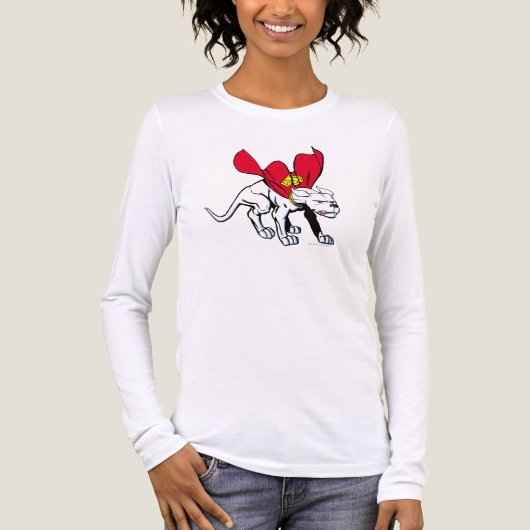 Krypto Growls Tri-Blend Shirt (Voorkant volledig)