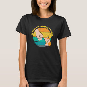 Krypto Investment Consultant Hamster I Cryptocurre T-shirt