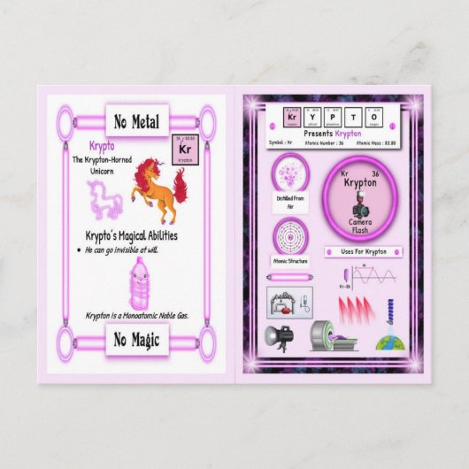 Krypto - Krypton Horn Unicorn Game Kaart (Voorkant)