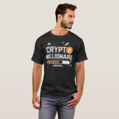 Krypto-Millionär lädt T-shirt (Voorkant volledig)