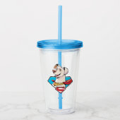 Krypto S-Shield Graphic Acryl Drinkbeker (Voorkant)