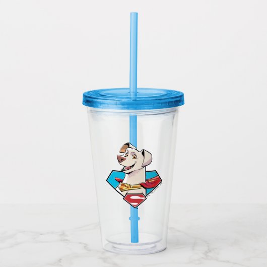 Krypto S-Shield Graphic Acryl Drinkbeker (Voorkant)