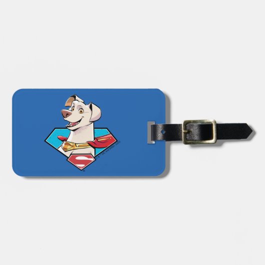 Krypto S-Shield Graphic Bagagelabel (Voorkant horizontaal)
