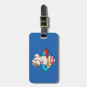 Krypto S-Shield Graphic Bagagelabel (Voorkant verticaal)