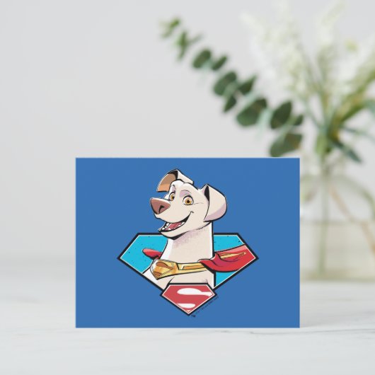 Krypto S-Shield Graphic Briefkaart (Staand voorkant)