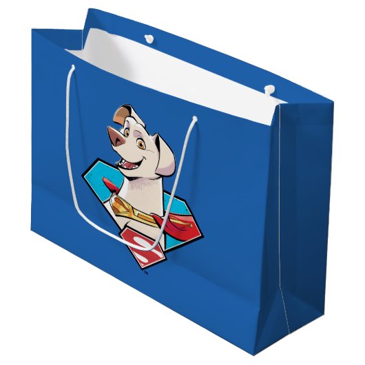 Krypto S-Shield Graphic Groot Cadeauzakje (Voorkant Gekanteld)