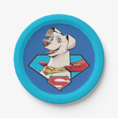 Krypto S-Shield Graphic Papieren Bordje (Voorkant)