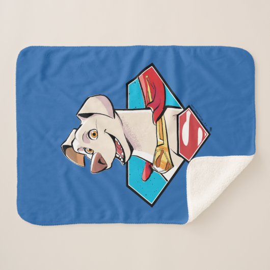 Krypto S-Shield Graphic Sherpa Deken (Voorkant (horizontaal))