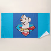 Krypto S-Shield Graphic Strandlaken (Voorkant)