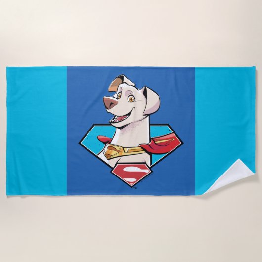 Krypto S-Shield Graphic Strandlaken (Voorkant)