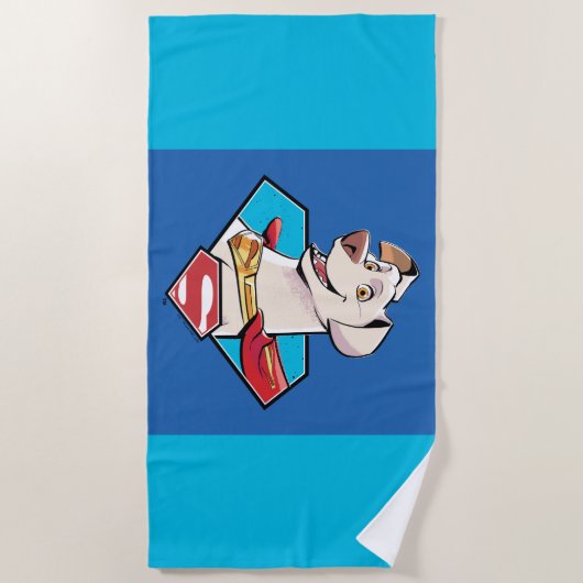 Krypto S-Shield Graphic Strandlaken (Voorkant)