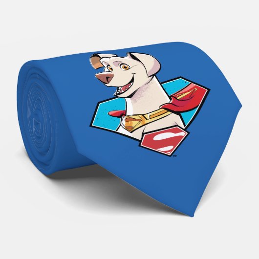 Krypto S-Shield Graphic Stropdas (Opgerold)