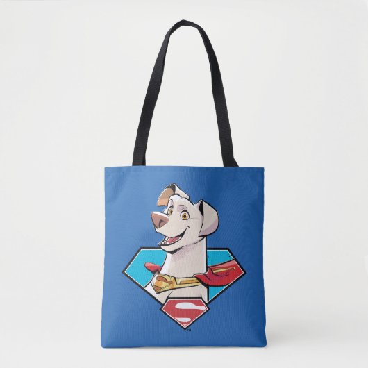 Krypto S-Shield Graphic Tote Bag (Voorkant)