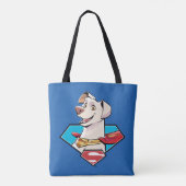 Krypto S-Shield Graphic Tote Bag (Achterkant)