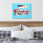 Krypto: Super-Pets activeren! Canvas Afdruk (Insitu (Slaapkamer))