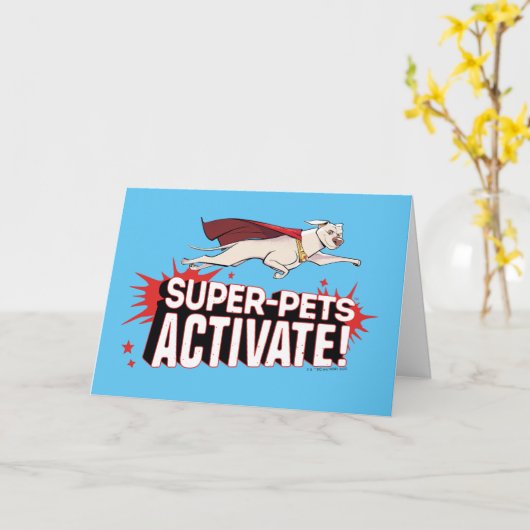 Krypto: Super-Pets activeren! Kaart (Gele Bloem)