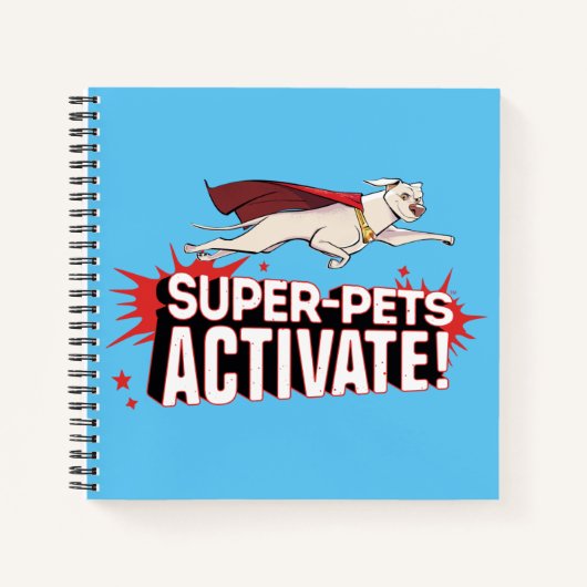 Krypto: Super-Pets activeren! Notitieboek (Voorkant)