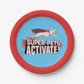 Krypto: Super-Pets activeren! Papieren Bordje (Voorkant)
