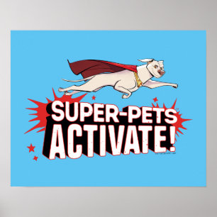 Krypto: Super-Pets activeren! Poster