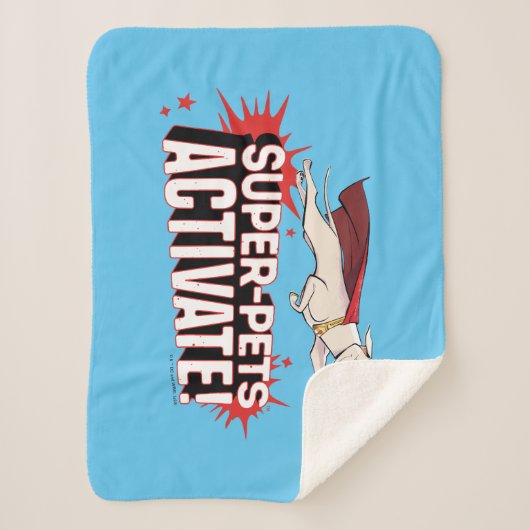 Krypto: Super-Pets activeren! Sherpa Deken (Voorkant)