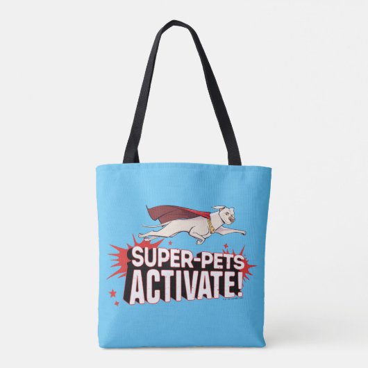 Krypto: Super-Pets activeren! Tote Bag (Achterkant)