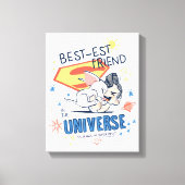 Krypto & Superman: Beste vriend in het universum Canvas Afdruk (Voorkant)