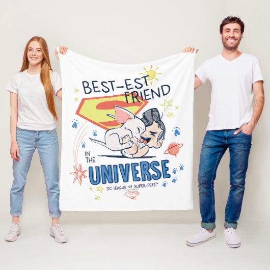 Krypto & Superman: Beste vriend in het universum Fleece Deken (In situ)