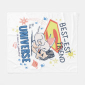 Krypto & Superman: Beste vriend in het universum Fleece Deken (Voorkant (Horizontaal))