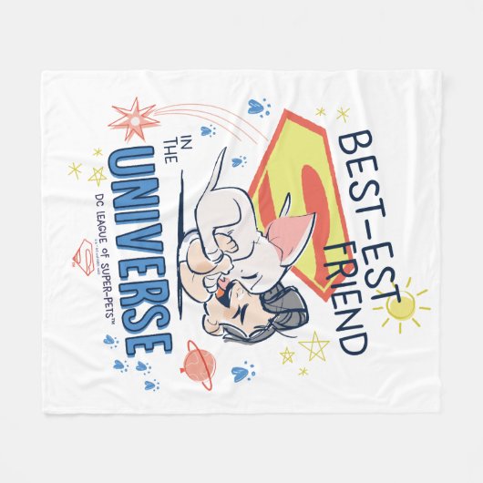Krypto & Superman: Beste vriend in het universum Fleece Deken (Voorkant (Horizontaal))