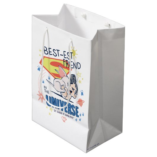 Krypto & Superman: Beste vriend in het universum Medium Cadeauzakje (Voorkant Gekanteld)