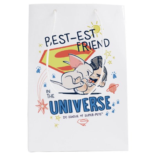 Krypto & Superman: Beste vriend in het universum Medium Cadeauzakje (Voorkant)
