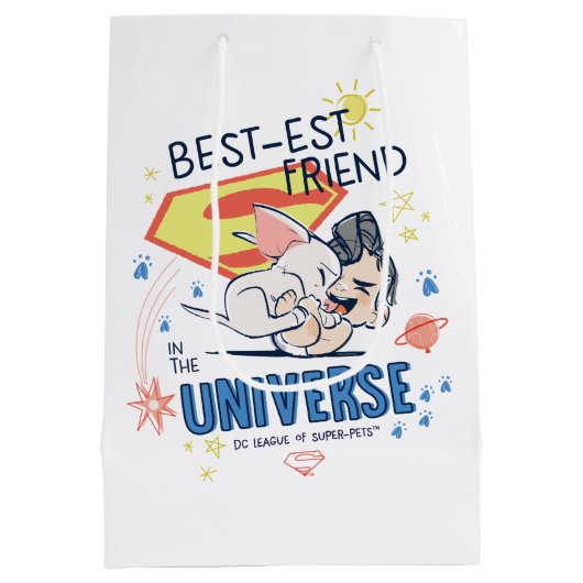 Krypto & Superman: Beste vriend in het universum Medium Cadeauzakje (Achterkant)