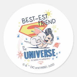 Krypto & Superman: Beste vriend in het universum Ronde Sticker