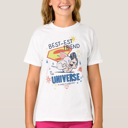 Krypto & Superman: Beste vriend in het universum T-shirt (Voorkant)