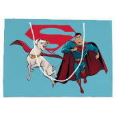 Krypto & Superman Groot Cadeauzakje (Achterkant)