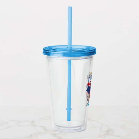 Krypto & Superman - Het is Walk O'Clock! Acryl Drinkbeker (Rechts)