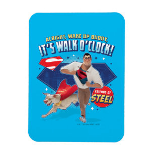 Krypto & Superman - Het is Walk O'Clock! Magneet