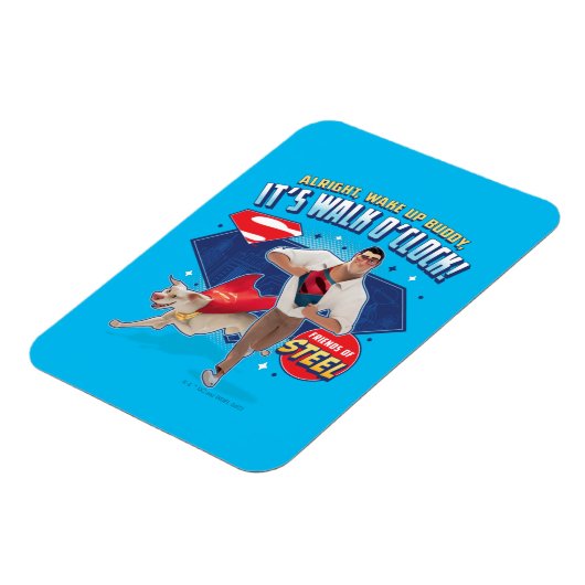 Krypto & Superman - Het is Walk O'Clock! Magneet (Linkerzijde)