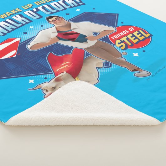 Krypto & Superman - Het is Walk O'Clock! Sherpa Deken (3/4)