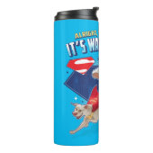 Krypto & Superman - Het is Walk O'Clock! Thermosbeker (Gedraaid links)